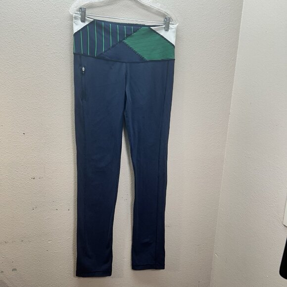 lululemon athletica Navy and Green Leggings - Picture 2 of 10
